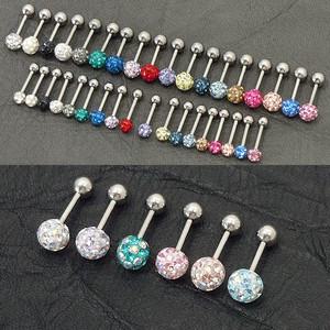 써지컬스틸귀걸이 미러볼 피어싱