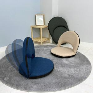 1인 원형 좌식의자 5단 각도조절 휴대용 리클라이너