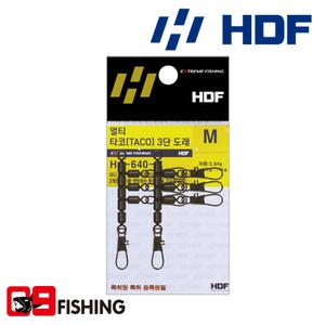 [09피싱]해동 멀티타코 3단도래 HA-640 문어 쭈꾸미 루어낚시 에기스냅도래