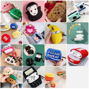 에어팟프로케이스/3세대 캐릭터 강아지/공룡/가오나시 인형 하드/뜨개/실리콘/키링/카라비너 세트 모음