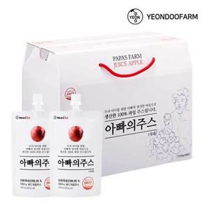 [연두팜] 돌려따는 아빠의주스 사과즙 100ml 40개입(1박스)