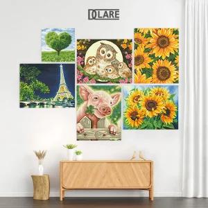 디클레어 DIY 비즈 구슬 캔버스형 액자형 보석십자수세트