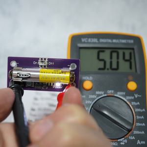 AAA 배터리 5V 승압 DC 컨버터 모듈 아두이노