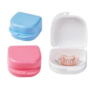 치아 교정기 케이스 대/ 교정 유지장치 스플린트 리테이너 보관함 마우스피스 세척 보관