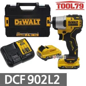 디월트 DCF902L2 충전 임팩렌치 12V(10.8V) 3.0Ah 배터리 2팩 임팩트렌치 세트 9.5m 호그링