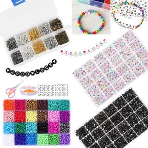 비즈세트 알파벳 씨드 비즈 목걸이 팔찌 diy 마스크줄 만들기재료