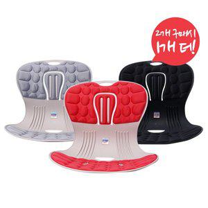 [ByOn]2+1 카이로 핏 체어 바른자세 좌식 의자 허리 라이트그레이/블랙 허리찜질팩 포함