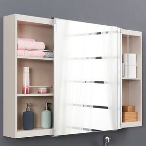 욕실장 수납 슬라이드 수건 화장거울 1400 X 800