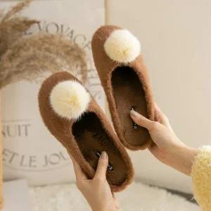 [분홍코끼리] 쫀득몰드창) 귀여워 리얼토끼털 슬리퍼(2cm)