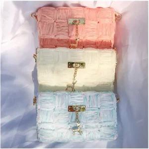 DIY가방만들기 망스티치 손뜨개 가방 망뜨개 실뜨기 집콕취미 취미뜨개질