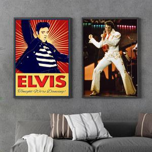 엘비스 프레슬리 사진 포스터 브로마이드 액자