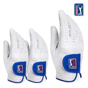 3장세트) PGA 투어 맥스 양피 남성 오른손 장갑   왼손잡이용 3장