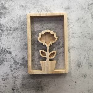 [교림공방]카네이션 바구니  나무틀 모스틀 원목틀 액자 스칸디아모스 모스프레임(고무나무) 어버이날
