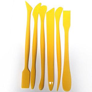 조각칼 6p세트/클레이 찰흙 지점토 작업도구 미술수업준비물 공예 만들기재료