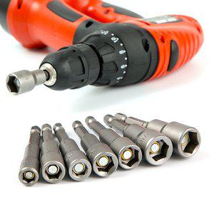 [Eagles Trading]자석 육각비트 소켓 10종세트/전동 드릴 드라이버 복스 복스알 임팩소켓 렌치 비트소켓...