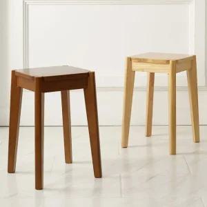 모던 베르겐 원목스툴 의자 나무 우드 스툴