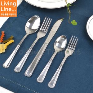 업소용 스텐 커트러리 스푼 포크 나이프 돈가스 양식기 뷔페