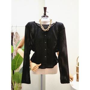 [대구백화점] [4CUS]시스루 펀칭 숏 가디건(FF2H7KC00792)