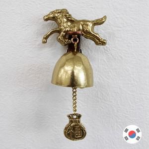 뛰는말 황동주물 각진 현관문종 도어벨 1종 HDB-177