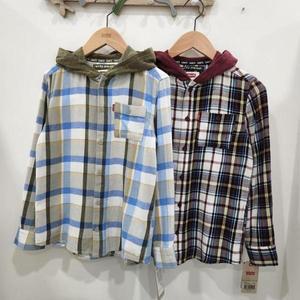 [리바이스키즈] sh06 후드체크셔츠 V223SH353P (S9157506)