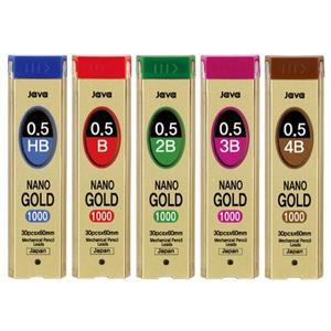 아트박스/문구앤토이스 [자바] 나노 골드 1000 샤프심 0.5mm (12개 1세트)