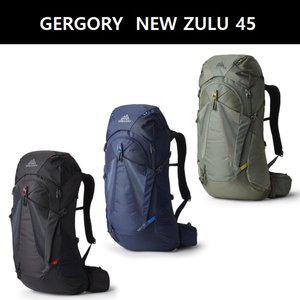 [그레고리](센텀시티점)배낭 NEW 레인커버포함 줄루 45 FORAGE GREEN,VOLCANIC BLACK,HALO BLUE 44J11042