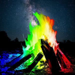 무지개 불멍가루 5개 오로라가루 레인보우 매직파이어 감성캠핑 캠프파이어 모닥불 칼라 불꽃 도깨비불