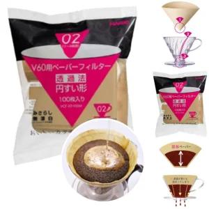 커피 드립 필터 VCF-02 브루잉 여과지 100매 서버 드리퍼 바리스타