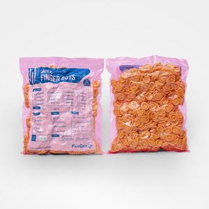 황색 링타입 핑거코트 손가락 골무 라텍스 KMX-F 지샤크 골무 1000pcs