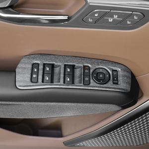 EV9 윈도우스위치 커버 우드 블랙 카본 몰딩 튜닝 실내 포인트 자동차 용품