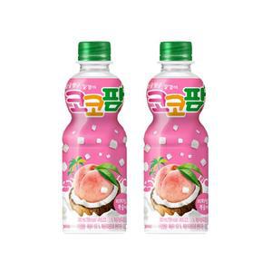 코코팜 피치핑크 복숭아 300ml, 24개