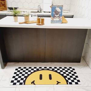 빨아쓰는 소프트 규조토발매트 주방매트 스마일