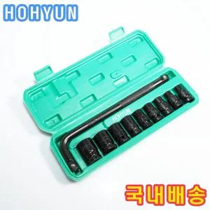 복스알 세트 1/2인치 소켓바포함 임팩 육각 소켓 렌치 어댑터 1/2인치 호현산업