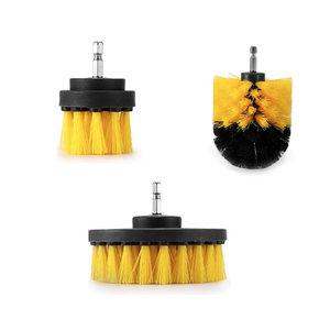 전동드릴 부착 청소 원형 브러쉬 3종 청소솔