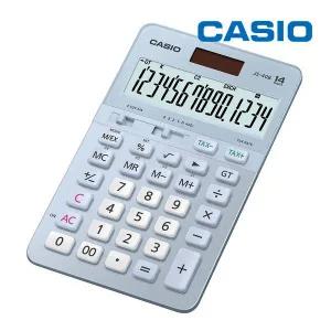카시오 계산기 JS-40B-BU 블루 세무사 회계사 14단