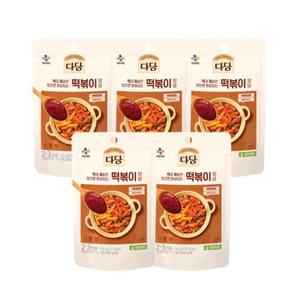 다담 매콤달콤 떡볶이양념 150g 5개