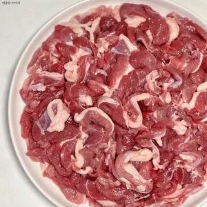 우통도축산 오리로스 생오리 로스 슬라이스 오리고기 무항생제 인증 (냉장) 500g