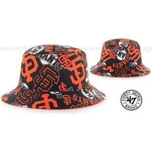 미국정품 MLB 샌프란시스코 San Francisco SF Giants BRAVADO BUCKET Hat by Twins 47 Brand