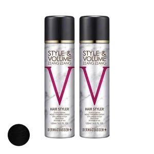 더마클라센 스타일앤 볼륨짱짱 흑채 스프레이 블랙 120ml x2