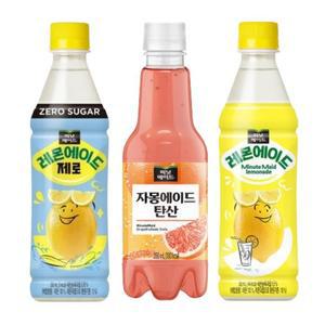 [한번에먹자쇼핑몰] 미닛메이드 350ml 레몬에이드 4개+레몬에이드 제로 4개+자몽에이