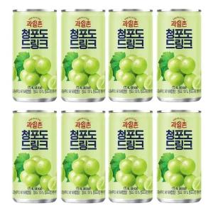 썬키스트 과일촌 청포도 드링크 175ml 90캔