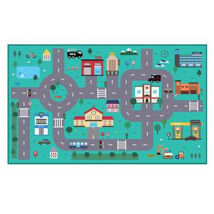 유아월드 자동차 길 매트 매트만 kc인증 놀이감 교구