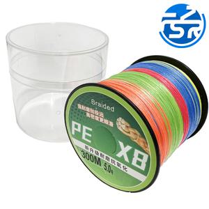 300M 레인보우 PE 8합사 멀티컬러 오색합사 낚시줄