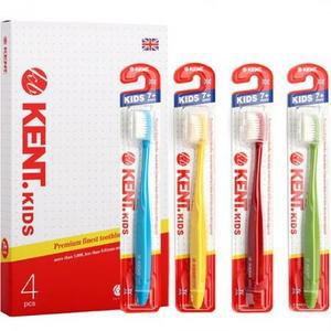 켄트 어린이용 칫솔 4종 + 위생캡 4p 세트, 4개입, 1세트 one option