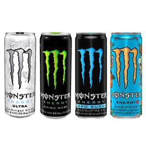 [코카콜라] 몬스터 에너지 드링크  울트라6 그린6 제로6 망고로코6 355ml 24캔