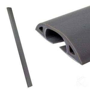 튼튼한 연질 고무 전선몰딩 대형 내경3.4X1.3CM 멀티탭 전기선 보호관 케이블 쫄대