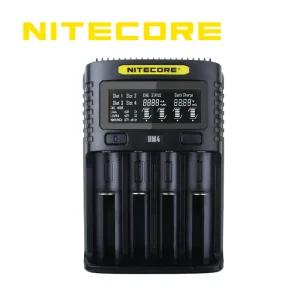 NITECORE 나이트코어 공식수입정품 지능형 4구고속충전기 UM4 LED 랜턴 손전등 21700 18650 16340 리튬이온 배터리 충전기
