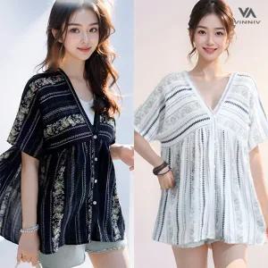 [비니브] 에트나 썸머 블라우스 2종