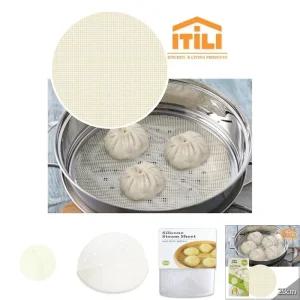 이딜리 실리콘찜시트 32cm 만두 찜통 찜판 면포/주방/요리용/조리도구/찜기/깔개/원형/깔판/찜받침/찜망