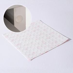 충격방지 실리콘패드 투명 100P/가구 서랍 방문 싱크대 도어 소음 충격 밀림 미끄럼방지 스크래치 흠집 실리콘테이프 논슬립 고무발 3M 원형 스티커